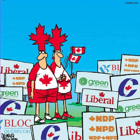 ローカルニュース：カナダ総選挙 １０年ぶりに政権交代へ